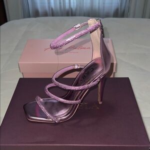 NWB, Carvela, high heels, Elegant Pink, Strappy Heels size 6